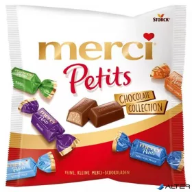   Desszert, 125 g, MERCI "Petits", tejcsokoládé válogatás