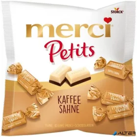   Desszert, 125 g, MERCI "Petits", kávés-tejszínes