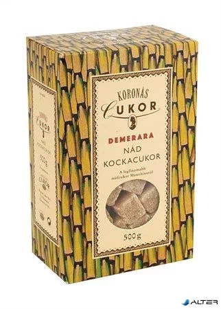 Kockacukor, barna nád, 500 g