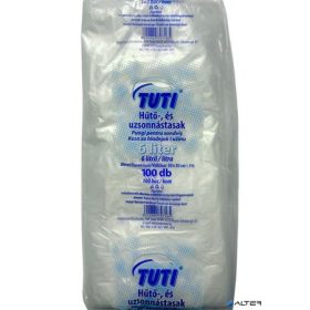   Hűtő- és uzsonnástasak, 6 l, 100 db, 30 x 50 cm, 9 µ, TUTI