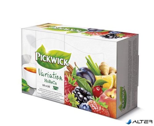 Tea válogatás, 70x2 g + 10x1,75 g, 20x1,5 g, 100 db, PICKWICK "Horeca Variációk"