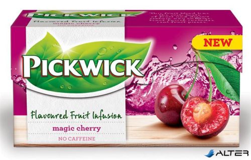 Gyümölcstea, 20x2 g, PICKWICK "Fruit Fusion", mágikus meggy