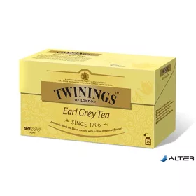 Fekete tea, 25x2 g, TWININGS "Earl grey"