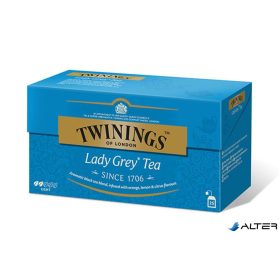 Fekete tea, 25x2 g, TWININGS "Lady grey"