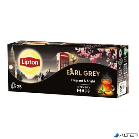Fekete tea, 25x1,5 g, LIPTON 'Earl grey'
