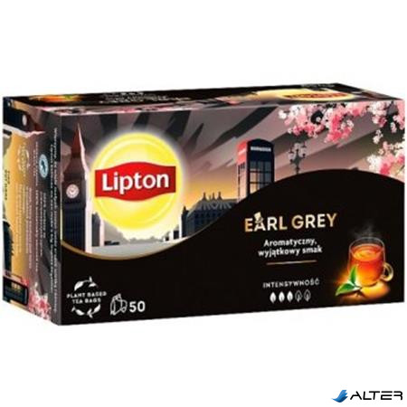 Fekete tea, 50x1,5 g, LIPTON "Earl grey"