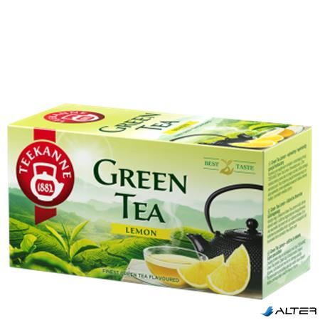 Zöld tea, 20x1,75 g, TEEKANNE, citrom
