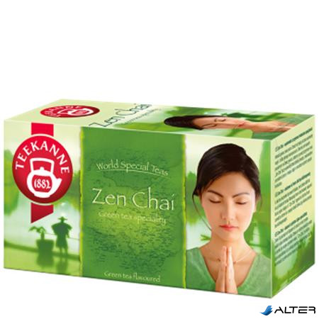 Zöld tea 20x1,75 g, TEEKANNE "Zen chai"
