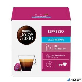   Kávékapszula, 16x6 g, NESCAFÉ DOLCE GUSTO 'Espresso', koffeinmentes