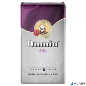   Kávé, pörkölt, őrölt, vákuumos csomagolásban, 250 g, DOUWE EGBERTS "Omnia" silk