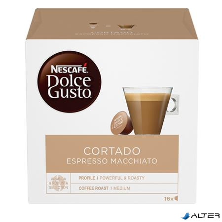 Kávékapszula, 16 db,  NESCAFÉ DOLCE GUSTO 'Cortado Espresso Macchiato '