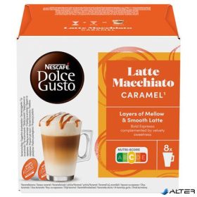   Kávékapszula, 8x2 db,  NESCAFÉ DOLCE GUSTO 'Latte Macchiato', karamellás