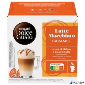   Kávékapszula, 8x2 db,  NESCAFÉ DOLCE GUSTO "Latte Macchiato", karamellás
