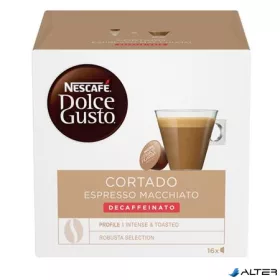  Kávékapszula, 16 db,  NESCAFÉ DOLCE GUSTO "Cortado", koffeinmentes