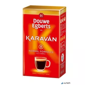   Kávé, pörkölt,őrölt, vákuumos csomagolásban, 225 g, DOUWE EGBERTS "Karaván" normál pörkölés