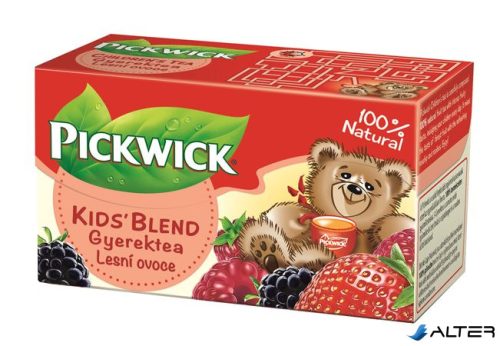 Gyümölcstea, 20x2 g, PICKWICK, "Gyerektea", erdei gyümölcs