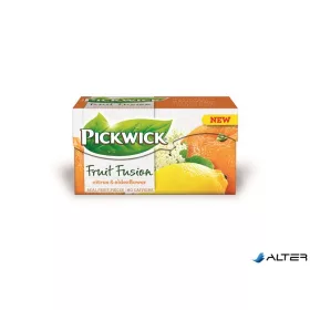   Gyümölcstea, 20x2 g, PICKWICK "Fruit Fusion", citrus-bodza
