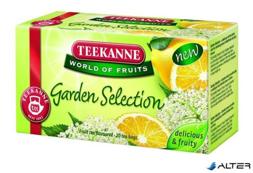 Gyümölcstea, 20x2,25 g, TEEKANNE "Garden Selection", bodza-citrom