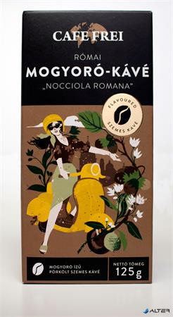 Kávé, pörkölt, szemes, 125 g, CAFE FREI "Római mogyoró"