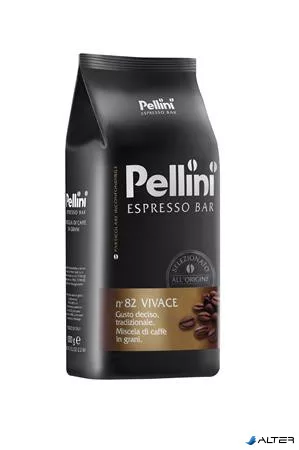 Kávé, pörkölt, szemes, 1000 g, PELLINI "Vivace"