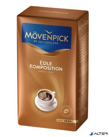 Kávé, pörkölt, őrölt, vákuumos csomagolásban, 500 g, MÖVENPICK 'Edle Komposition'