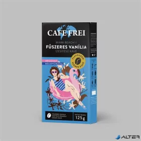   Kávé, pörkölt, szemes, 125 g, CAFE FREI "Miami vanília" fahéjjal és szerecsendióval