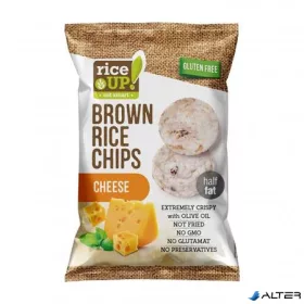 Barnarizs chips, 60 g, RICE UP, sajtos