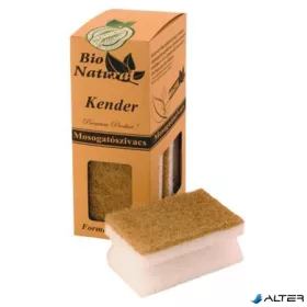 Mosogatószivacs, 4 db, BIO NATURAL, kender
