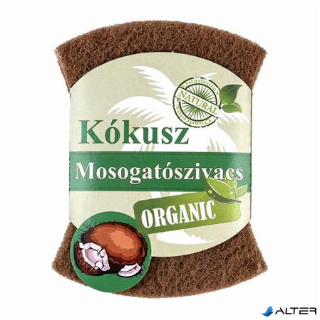 Mosogatószivacs, 2 db, BIO NATURAL, kókusz