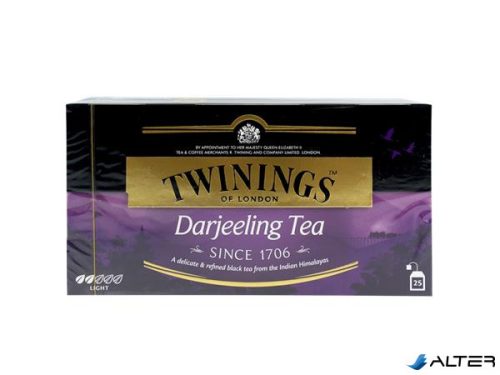 Fekete tea, 25x2 g, TWININGS 'Darjeeling'