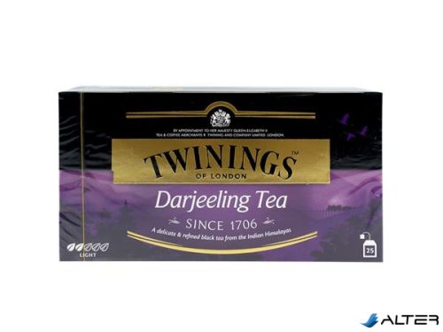 Fekete tea, 25x2 g, TWININGS "Darjeeling"
