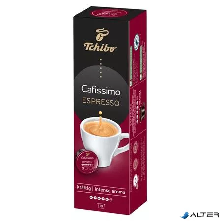 Kávékapszula, 10 db, TCHIBO "Cafissimo Espresso Intense"