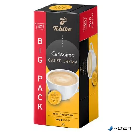 Kávékapszula, 30 db, TCHIBO "Cafissimo Caffé Crema Fine"