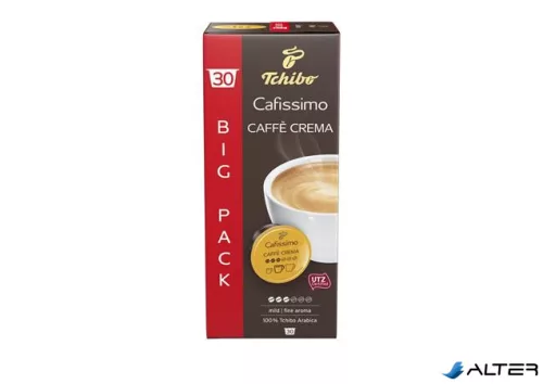 Kávékapszula, 30 db, TCHIBO "Cafissimo Caffé Crema Fine"