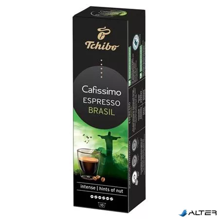 Kávékapszula, 10 db, TCHIBO "Cafissimo Espresso Brasil"