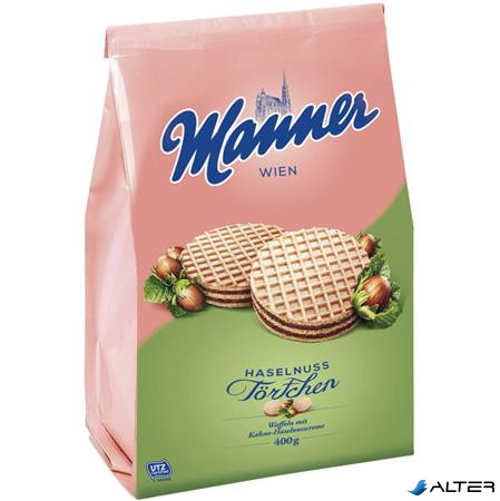 Mogyorós ostya, 400 g, "Manner Törtchen"