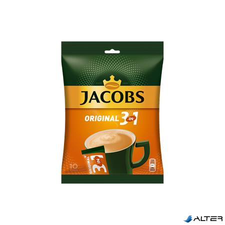 Instant kávé stick, 10x15,2 g, JACOBS "3in1"