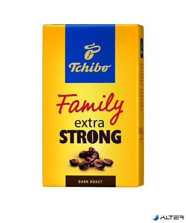 Kávé, pörkölt, őrölt, 250 g, TCHIBO 'Family Extra Strong'
