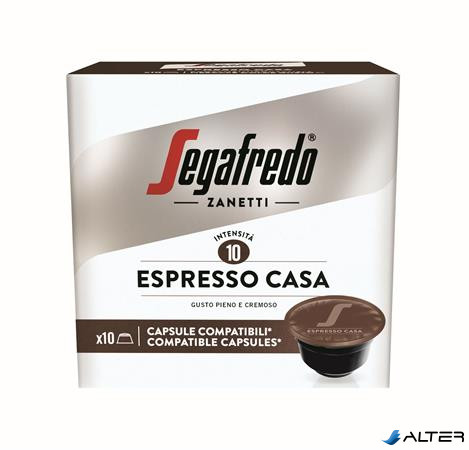 Kávékapszula, Dolce Gusto kompatibilis, 10 db, SEGAFREDO 'Espresso Casa'