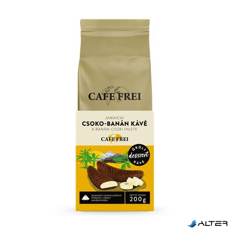 Kávé, pörkölt, őrölt, 200 g, CAFE FREI 'Jamaicai Csoko-Banán'