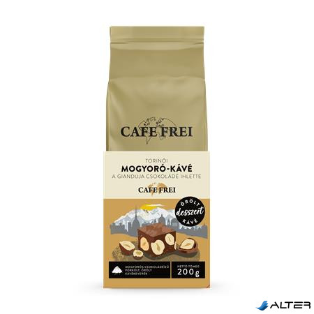 Kávé, pörkölt, őrölt, 200 g, CAFE FREI 'Torinói Csoko-Nut'