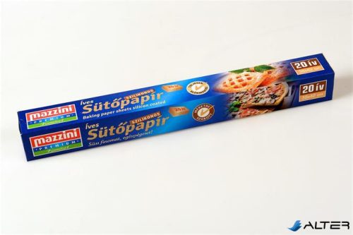 Sütőpapír, szilikonos, 20 ív, MAZZINI "Premium"