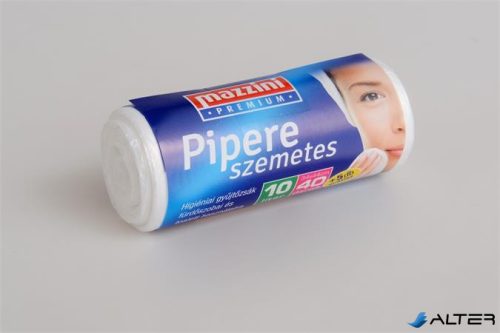 Szemeteszsák, pipere, 10 l, 45 db, 34×44 cm, 5 µ, MAZZINI "Premium", fehér