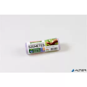   Szemeteszsák, újrahasznosított, 20 l, 20 db, 45x50 cm, 10 µ, MAZZINI, lila