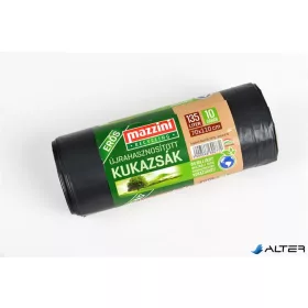   Szemeteszsák, erős, 135 l, 10 db,70x110 cm, 30 µ, MAZZINI, fekete