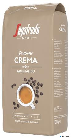 Kávé, pörkölt, szemes, 1000 g,  SEGAFREDO "Passione Crema"