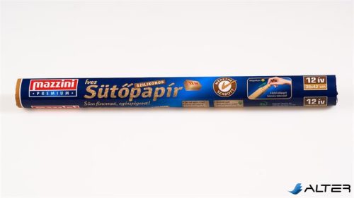 Sütőpapír, szilikonos, 12 ív, MAZZINI 'Premium'