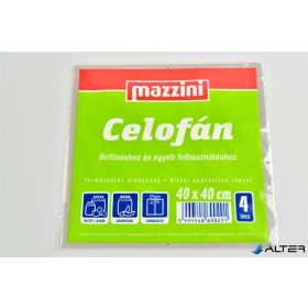 Celofán, 4 ív, 40x40 cm, MAZZINI