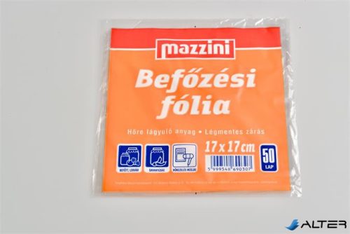 Befőzési fólia, 50 db, 17x17 cm, MAZZINI