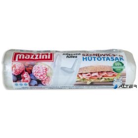   Hűtő- és uzsonnástasak, köthető füles, 3 l, MAZZINI, átlátszó